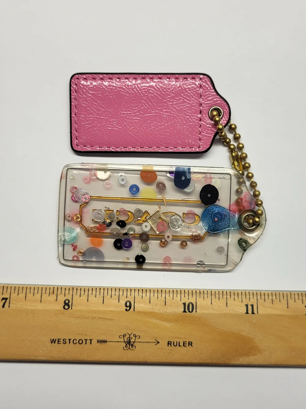✨ UNICORN COLLECTORS PIECE! Vintage Coach Poppy Matching 2-Tag Factory Set ✨